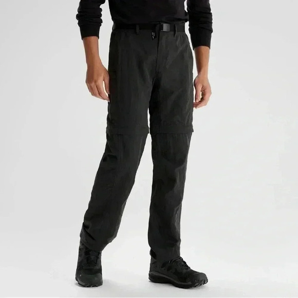 [Nz12/Us8]Kathmandu  EVRY-DAY Black Convertible Classic pants - Picture 1 of 14